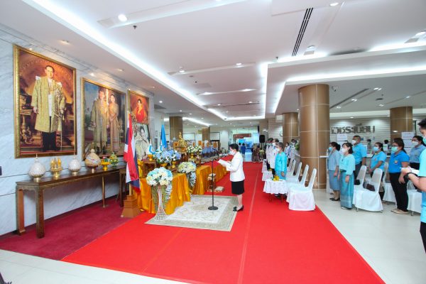 12 สิงหาคม 2565 | พิธีทำบุญตักบาตรและพิธีถวายราชสดุดีเฉลิมพระเกียรติ  เนื่องในโอกาสวันเฉลิมพระชนมพรรษา สมเด็จพระนางเจ้าสิริกิติ์  พระบรมราชินีนาถ พระบรมราชชนนีพันปีหลวง